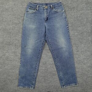 Wrangler Blues Jeans Men 34x30 Blue Straight Leg Denim Classic Workwear 5-Pocket